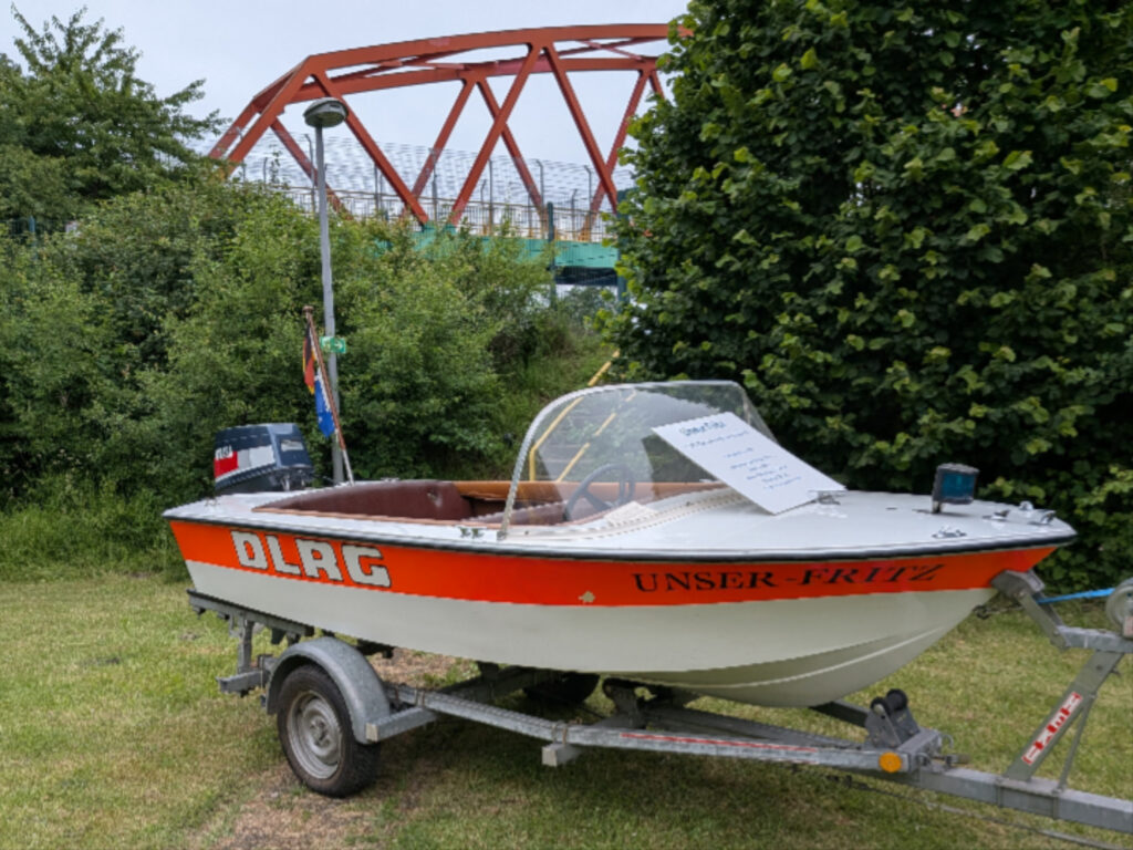 Historisches DLRG-Rettungsboot Unser Fritz, Baujahr 1959